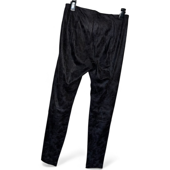 Lysse Women’s Dark Brown Faux Leather High Waisted Leggings Dressy Casual Sz-M - Picture 6 of 6